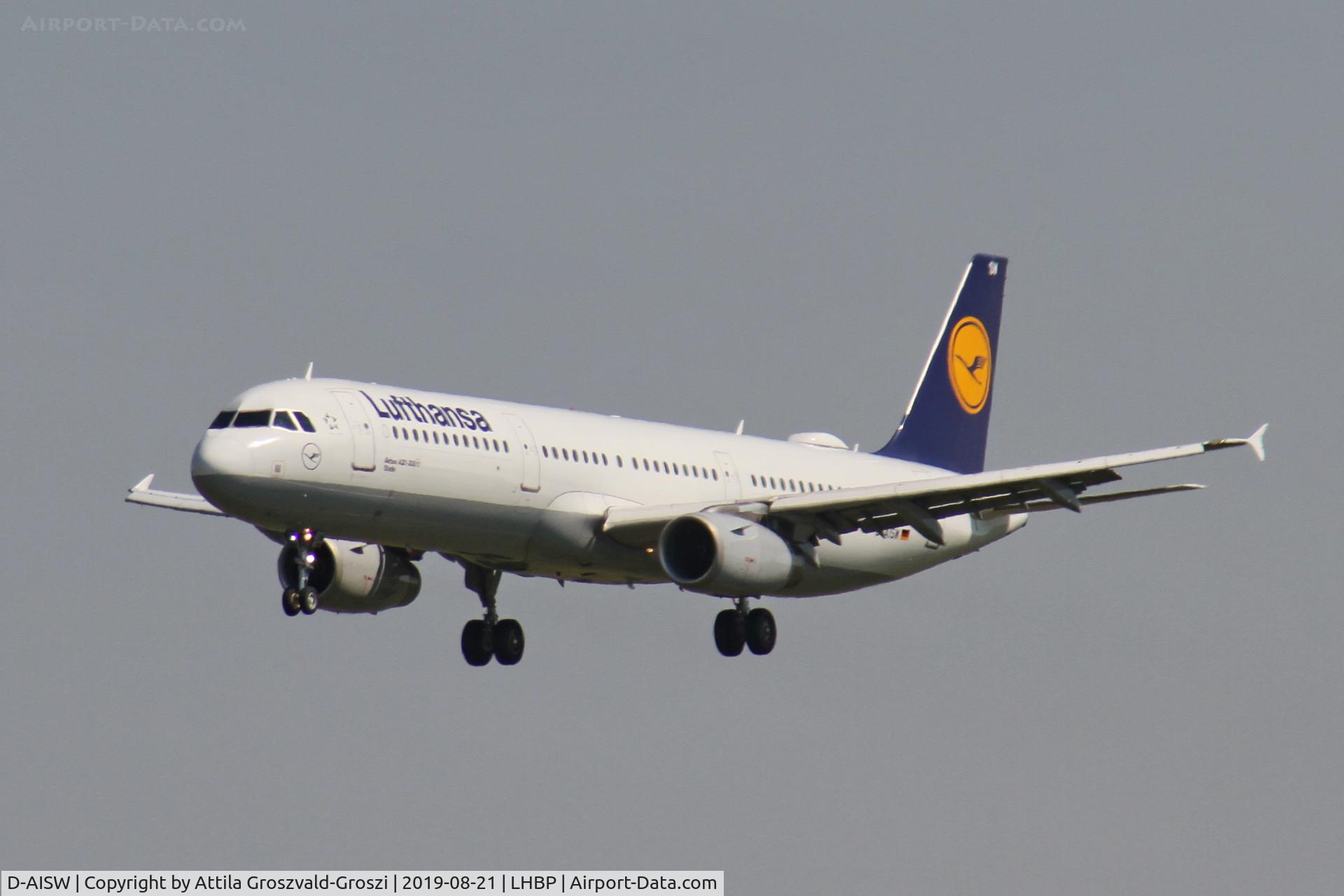 D-AISW, 2009 Airbus A321-231 C/N 4087, LHBP/BUD - Budapest Ferihegy, Liszt Ferenc International Airport, Hungary