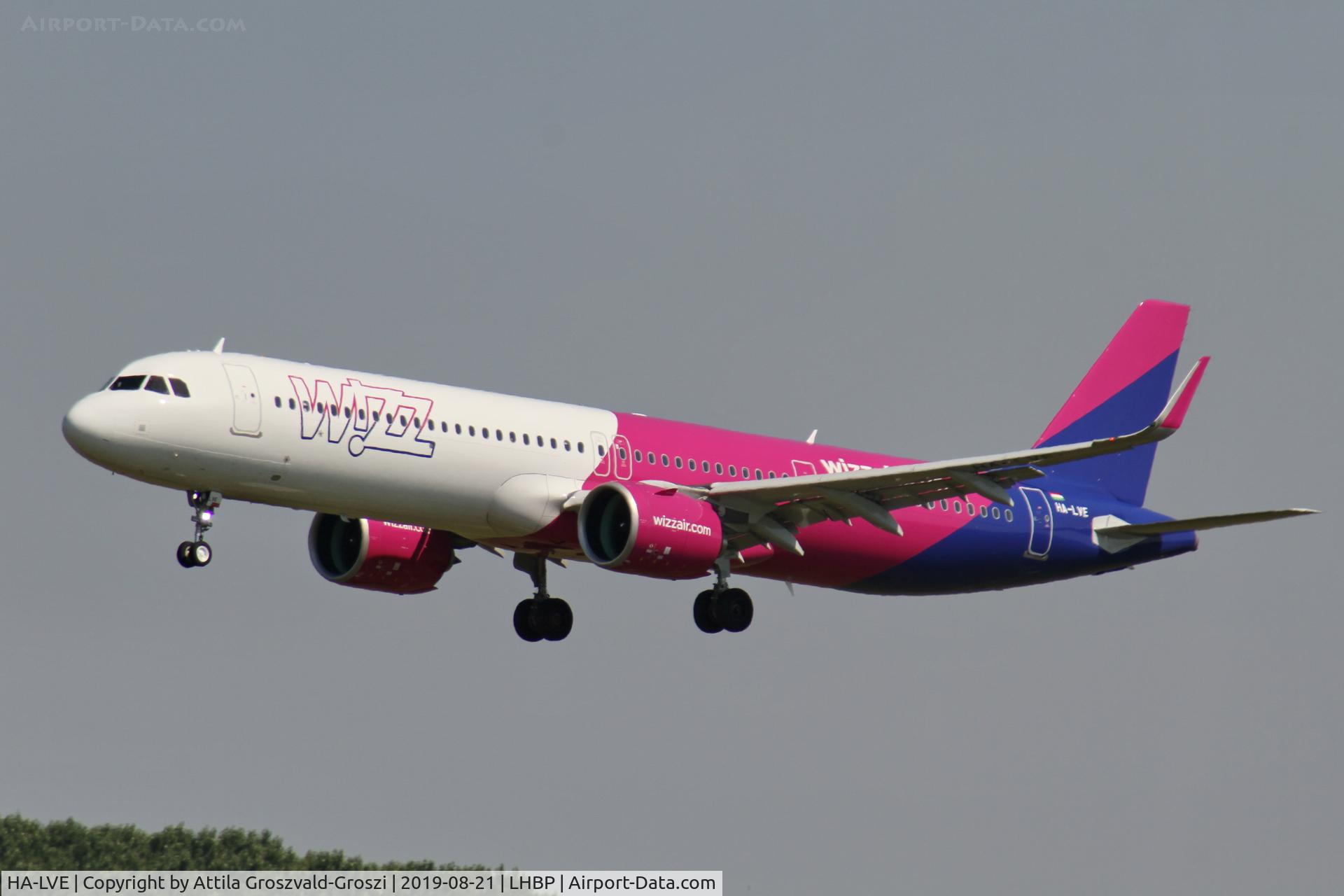 HA-LVE, 2019 Airbus A321-271NX C/N 8941, LHBP/BUD - Budapest Ferihegy, Liszt Ferenc International Airport, Hungary