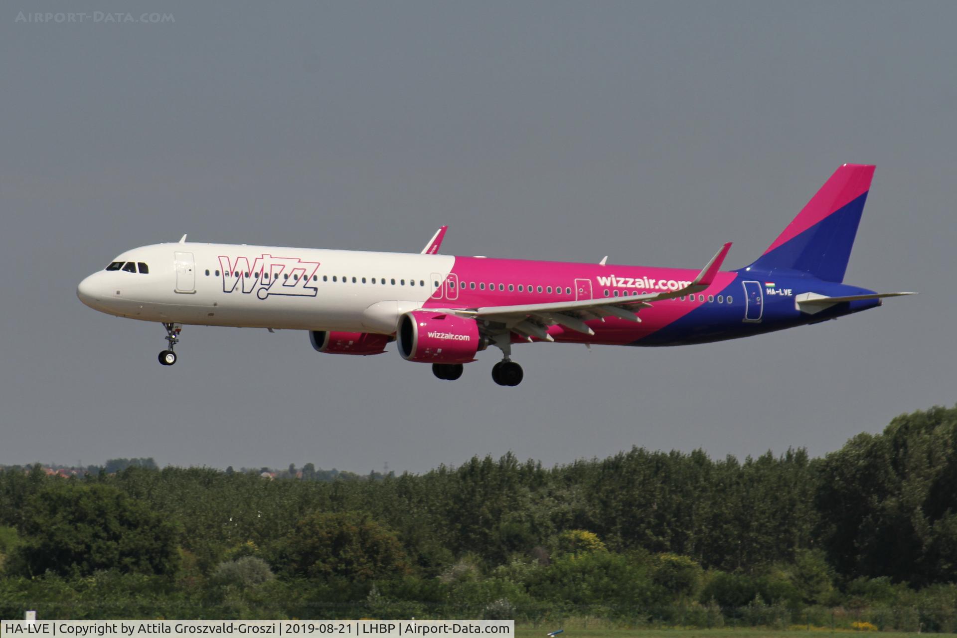 HA-LVE, 2019 Airbus A321-271NX C/N 8941, LHBP/BUD - Budapest Ferihegy, Liszt Ferenc International Airport, Hungary