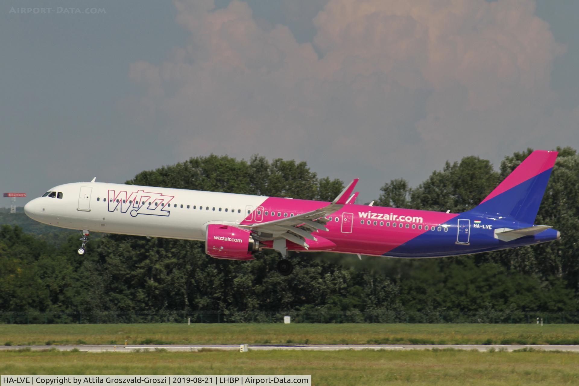 HA-LVE, 2019 Airbus A321-271NX C/N 8941, LHBP/BUD - Budapest Ferihegy, Liszt Ferenc International Airport, Hungary