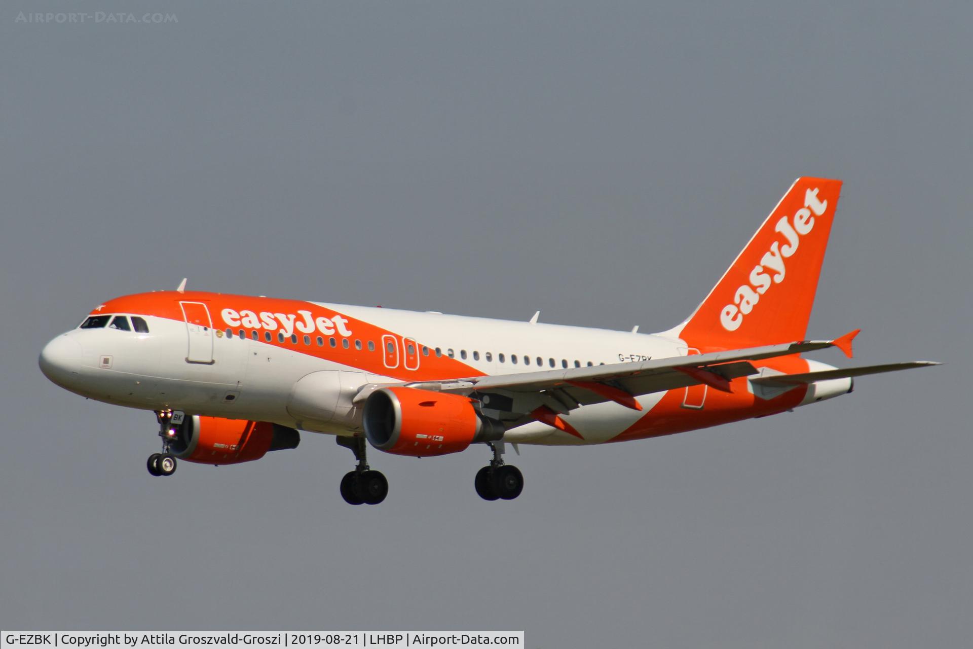 G-EZBK, 2007 Airbus A319-111 C/N 3041, LHBP/BUD - Budapest Ferihegy, Liszt Ferenc International Airport, Hungary