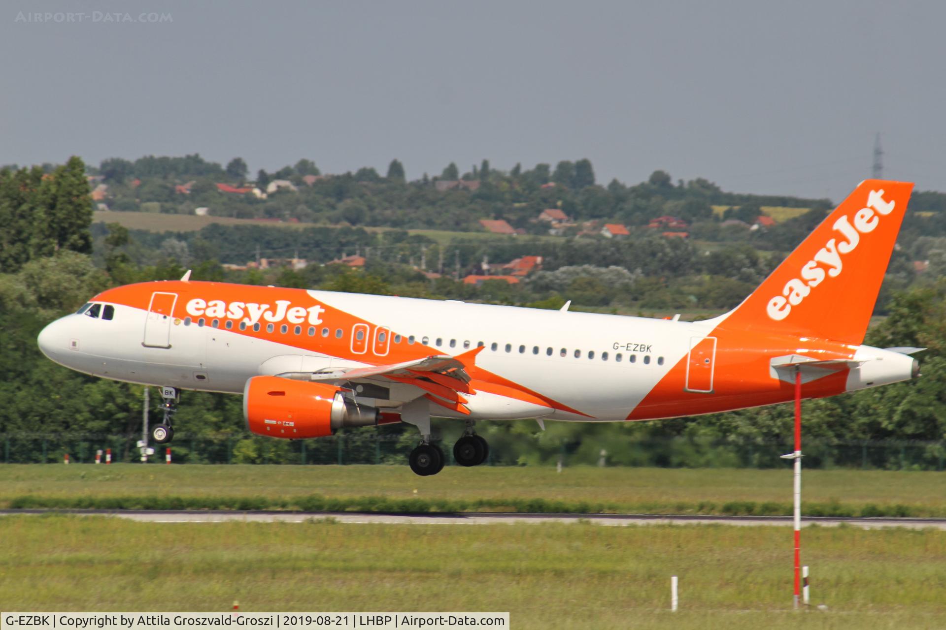 G-EZBK, 2007 Airbus A319-111 C/N 3041, LHBP/BUD - Budapest Ferihegy, Liszt Ferenc International Airport, Hungary