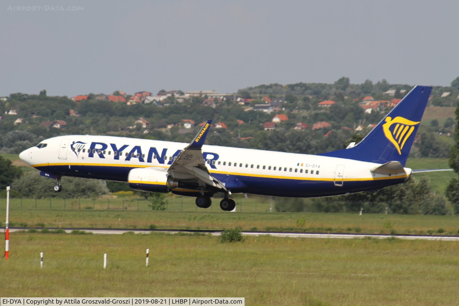 EI-DYA, 2008 Boeing 737-8AS C/N 33631, LHBP/BUD - Budapest Ferihegy, Liszt Ferenc International Airport, Hungary