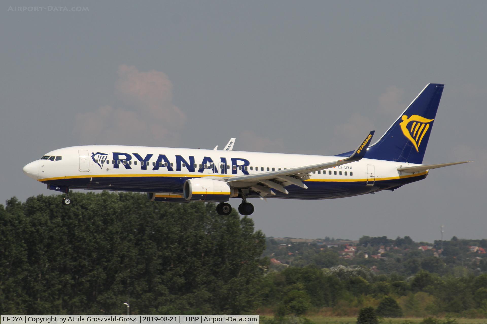 EI-DYA, 2008 Boeing 737-8AS C/N 33631, LHBP/BUD - Budapest Ferihegy, Liszt Ferenc International Airport, Hungary