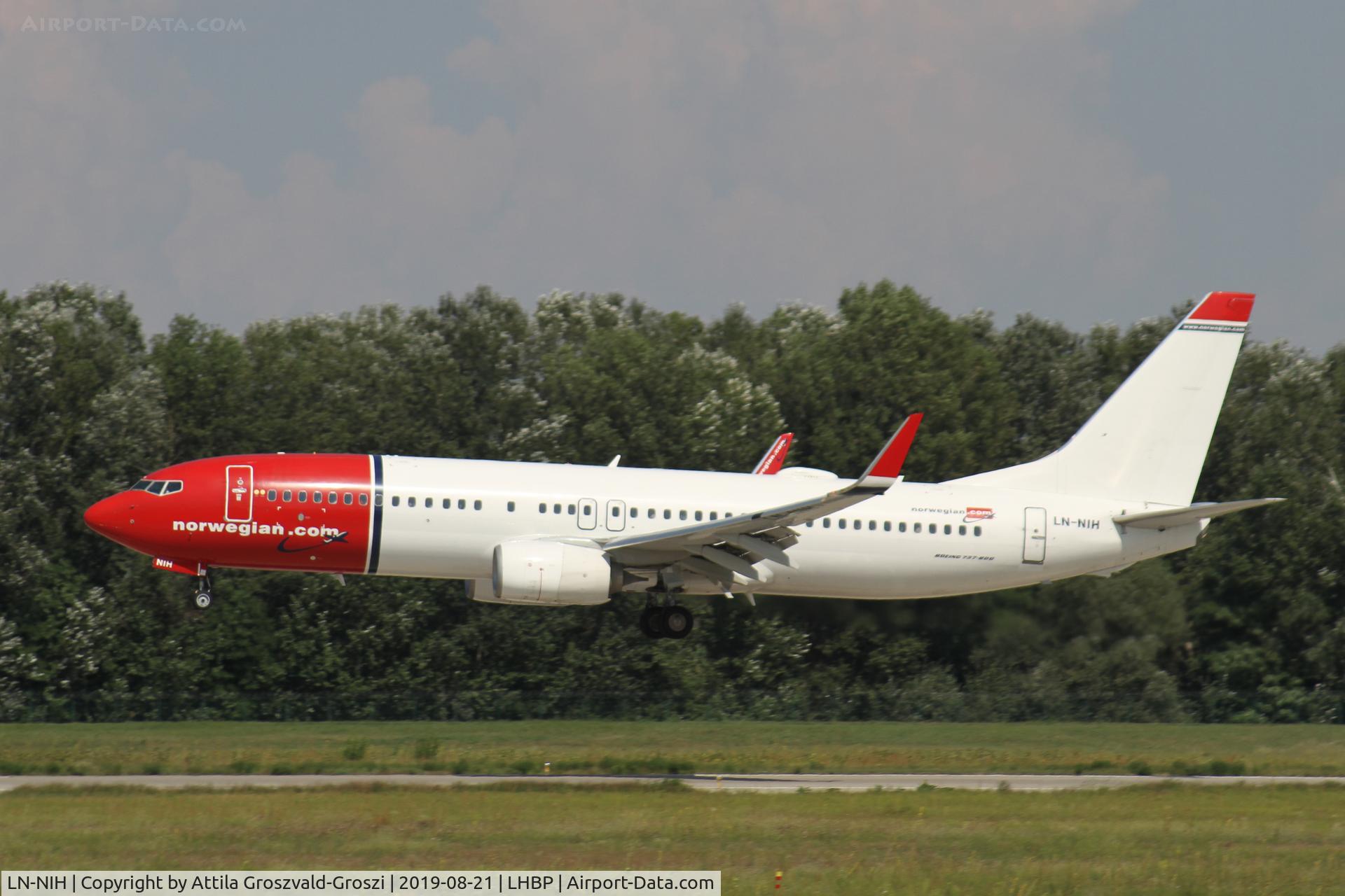 LN-NIH, 2014 Boeing 737-8JP C/N 43879, LHBP/BUD - Budapest Ferihegy, Liszt Ferenc International Airport, Hungary