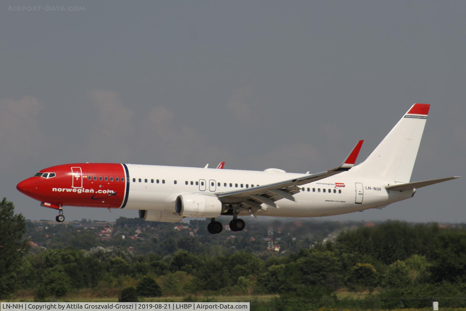 LN-NIH, 2014 Boeing 737-8JP C/N 43879, LHBP/BUD - Budapest Ferihegy, Liszt Ferenc International Airport, Hungary