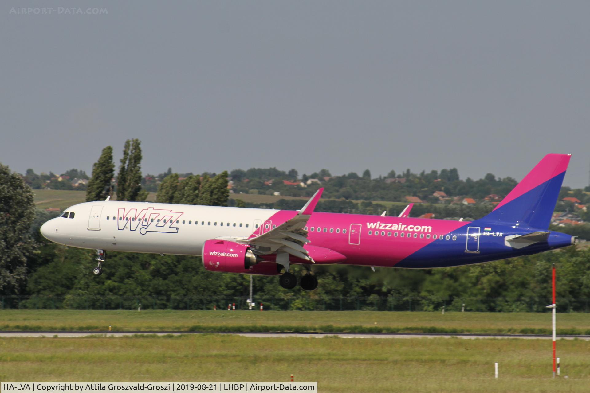 HA-LVA, 2019 Airbus A321-271NX C/N 8712, LHBP/BUD - Budapest Ferihegy, Liszt Ferenc International Airport, Hungary