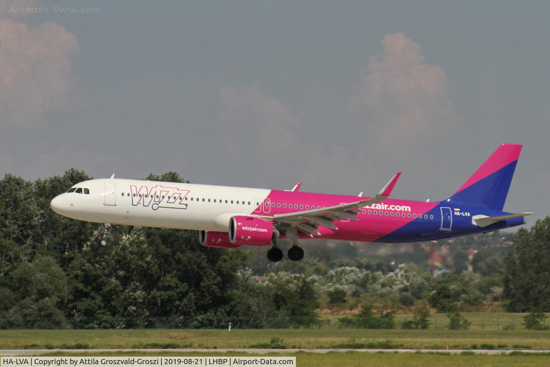 HA-LVA, 2019 Airbus A321-271NX C/N 8712, LHBP/BUD - Budapest Ferihegy, Liszt Ferenc International Airport, Hungary