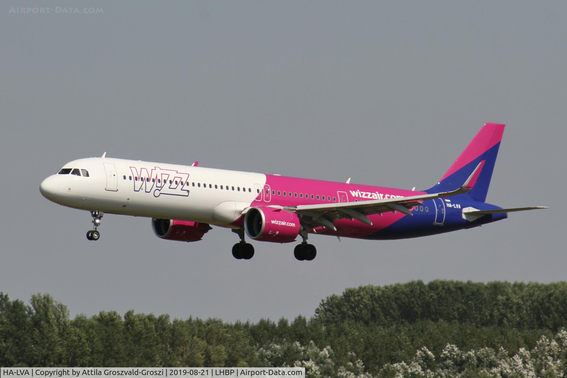 HA-LVA, 2019 Airbus A321-271NX C/N 8712, LHBP/BUD - Budapest Ferihegy, Liszt Ferenc International Airport, Hungary