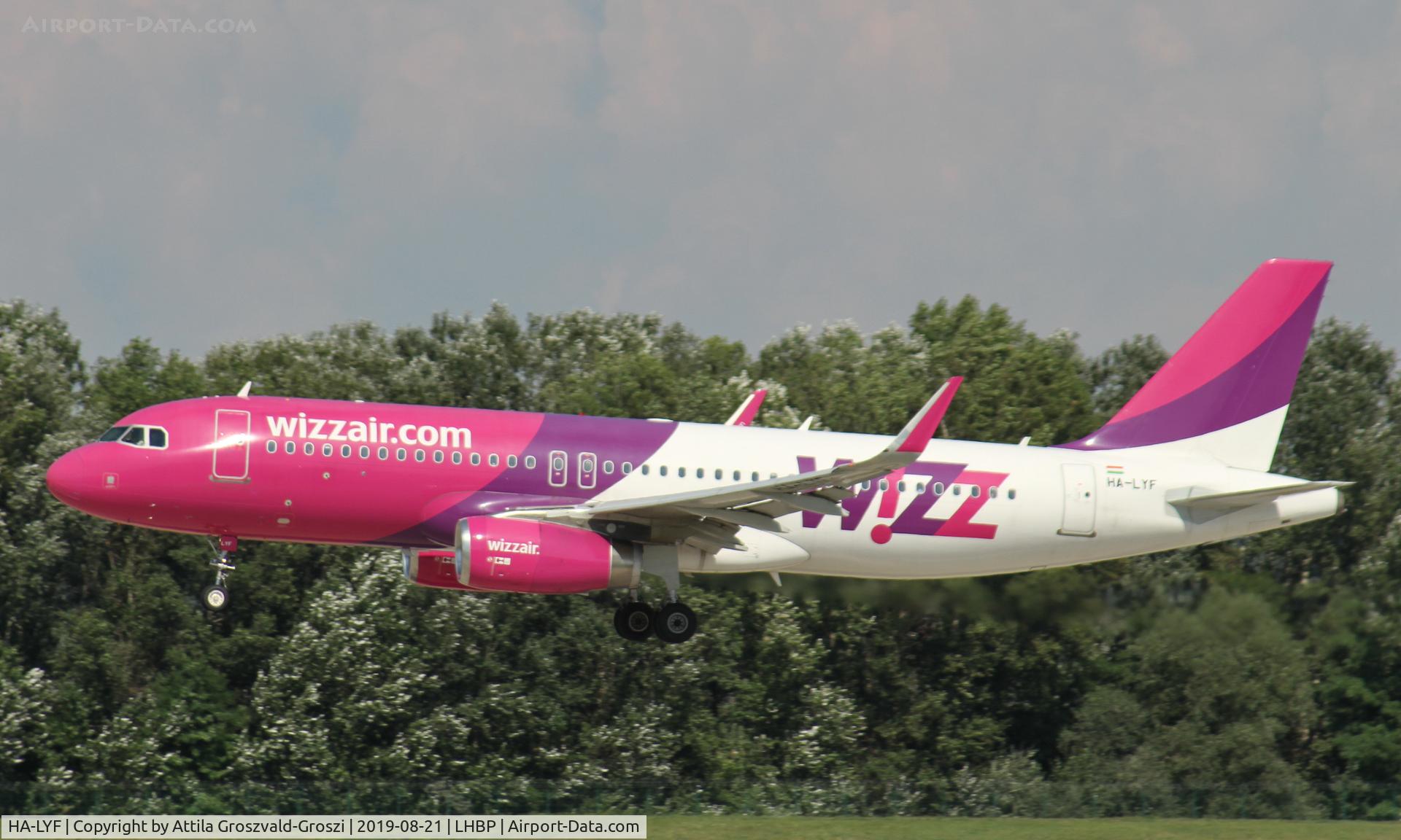 HA-LYF, 2014 Airbus A320-232 C/N 6195, LHBP/BUD - Budapest Ferihegy, Liszt Ferenc International Airport, Hungary
