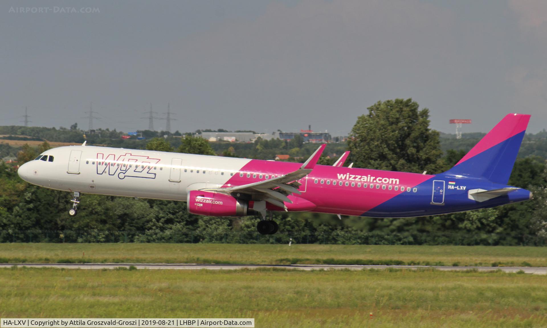 HA-LXV, 2017 Airbus A321-200 C/N 7826, LHBP/BUD - Budapest Ferihegy, Liszt Ferenc International Airport, Hungary