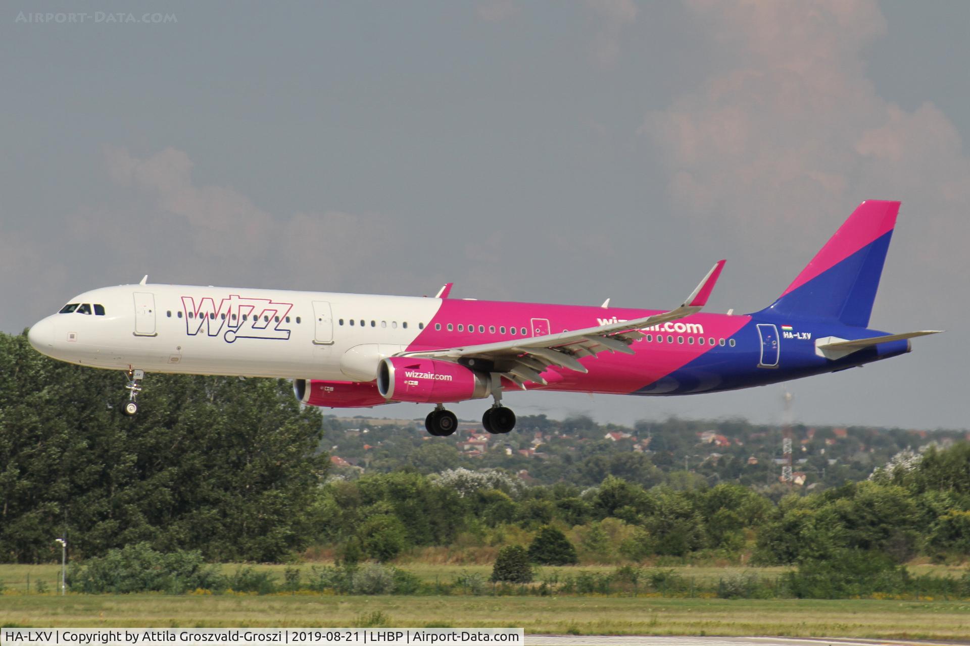 HA-LXV, 2017 Airbus A321-200 C/N 7826, LHBP/BUD - Budapest Ferihegy, Liszt Ferenc International Airport, Hungary