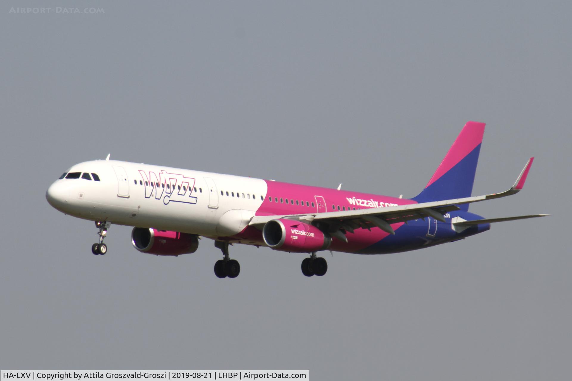 HA-LXV, 2017 Airbus A321-200 C/N 7826, LHBP/BUD - Budapest Ferihegy, Liszt Ferenc International Airport, Hungary