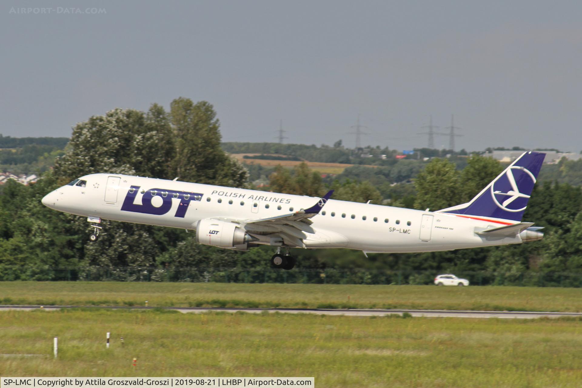 SP-LMC, 2018 Embraer 190LR (ERJ-190-100LR) C/N 19000763, LHBP/BUD - Budapest Ferihegy, Liszt Ferenc International Airport, Hungary
