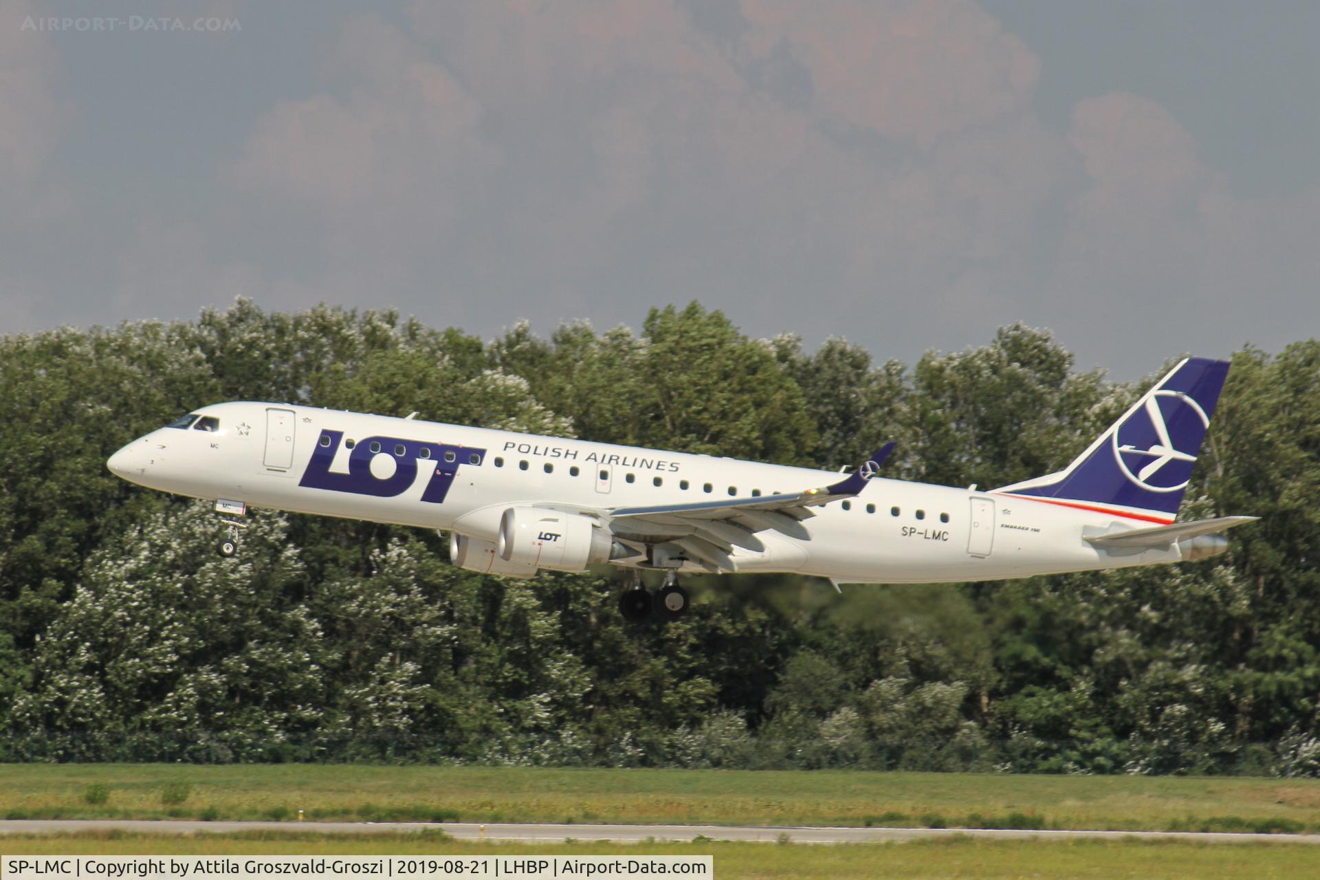 SP-LMC, 2018 Embraer 190LR (ERJ-190-100LR) C/N 19000763, LHBP/BUD - Budapest Ferihegy, Liszt Ferenc International Airport, Hungary