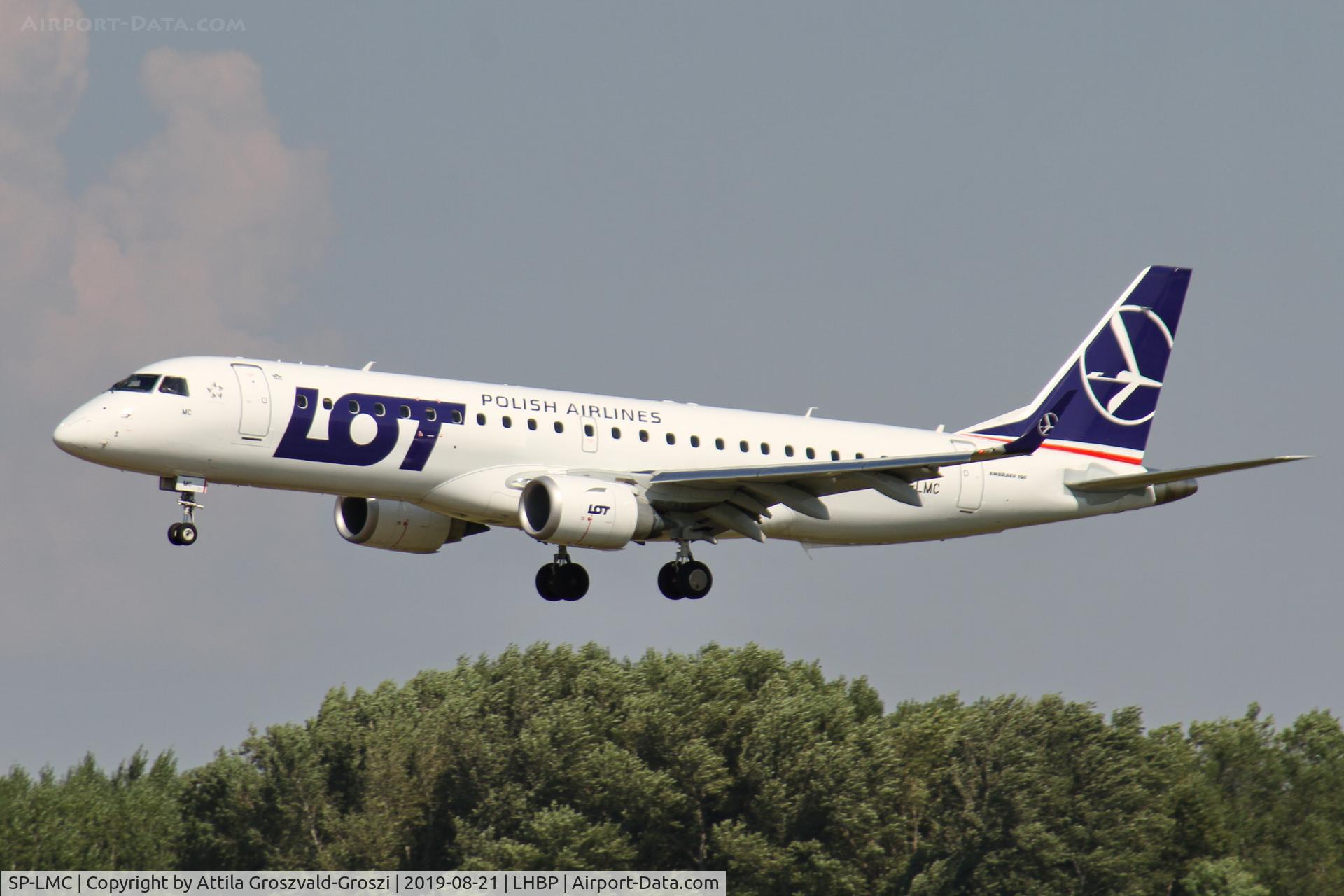 SP-LMC, 2018 Embraer 190LR (ERJ-190-100LR) C/N 19000763, LHBP/BUD - Budapest Ferihegy, Liszt Ferenc International Airport, Hungary