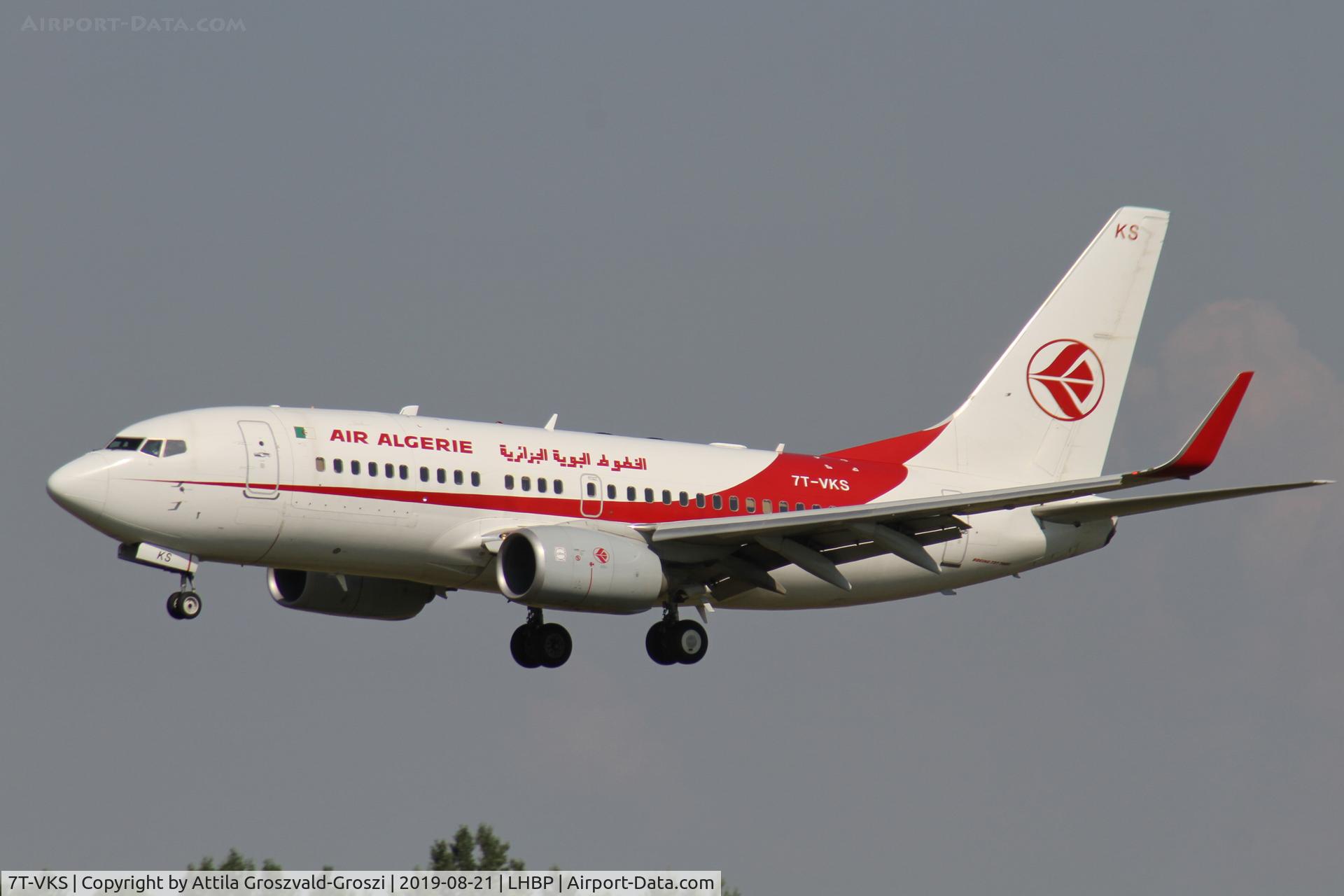 7T-VKS, 2016 Boeing 737-7D6C C/N 61340, LHBP/BUD - Budapest Ferihegy, Liszt Ferenc International Airport, Hungary