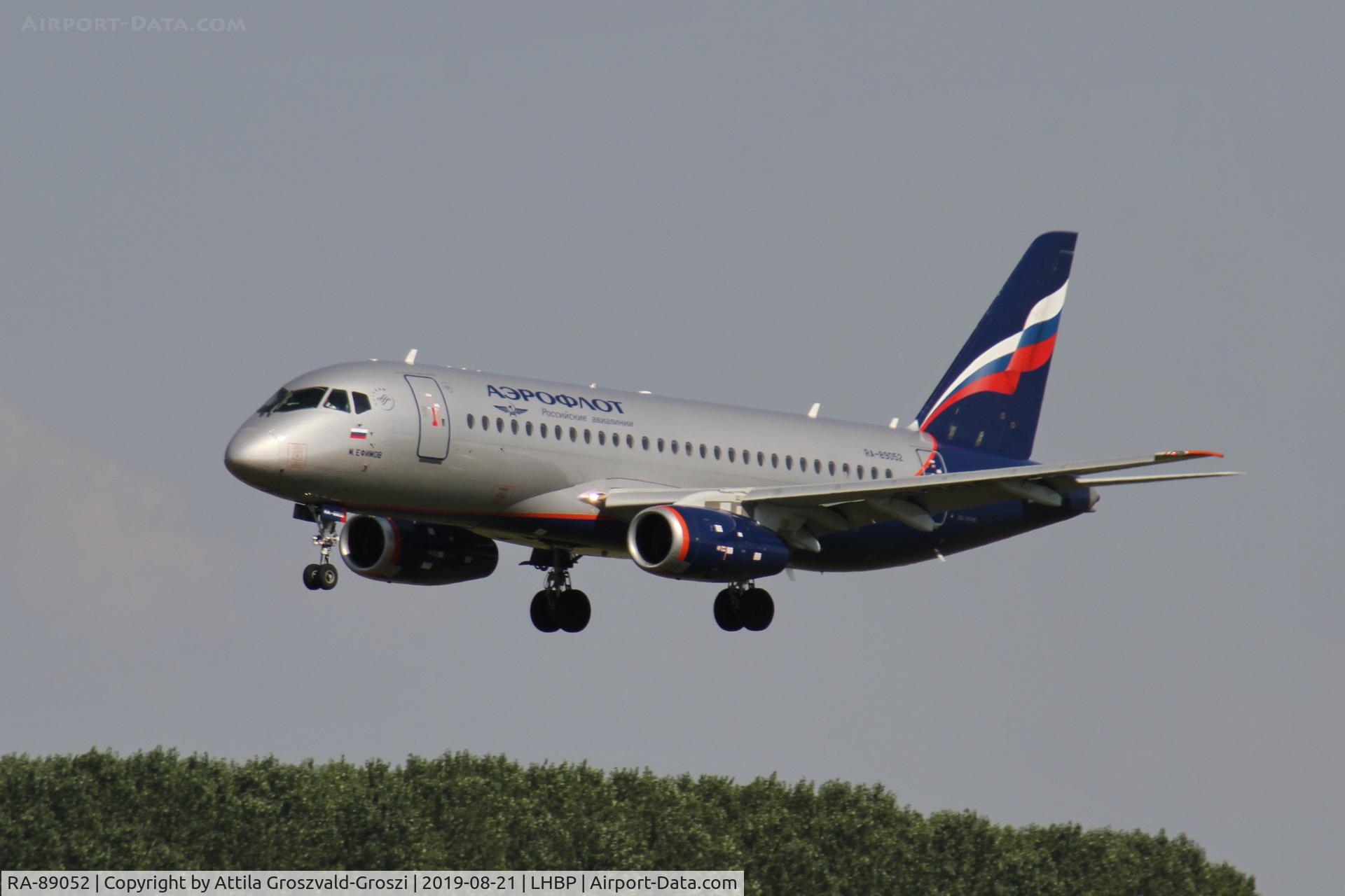 RA-89052, 2015 Sukhoi Superjet 100 C/N 95088, LHBP/BUD - Budapest Ferihegy, Liszt Ferenc International Airport, Hungary