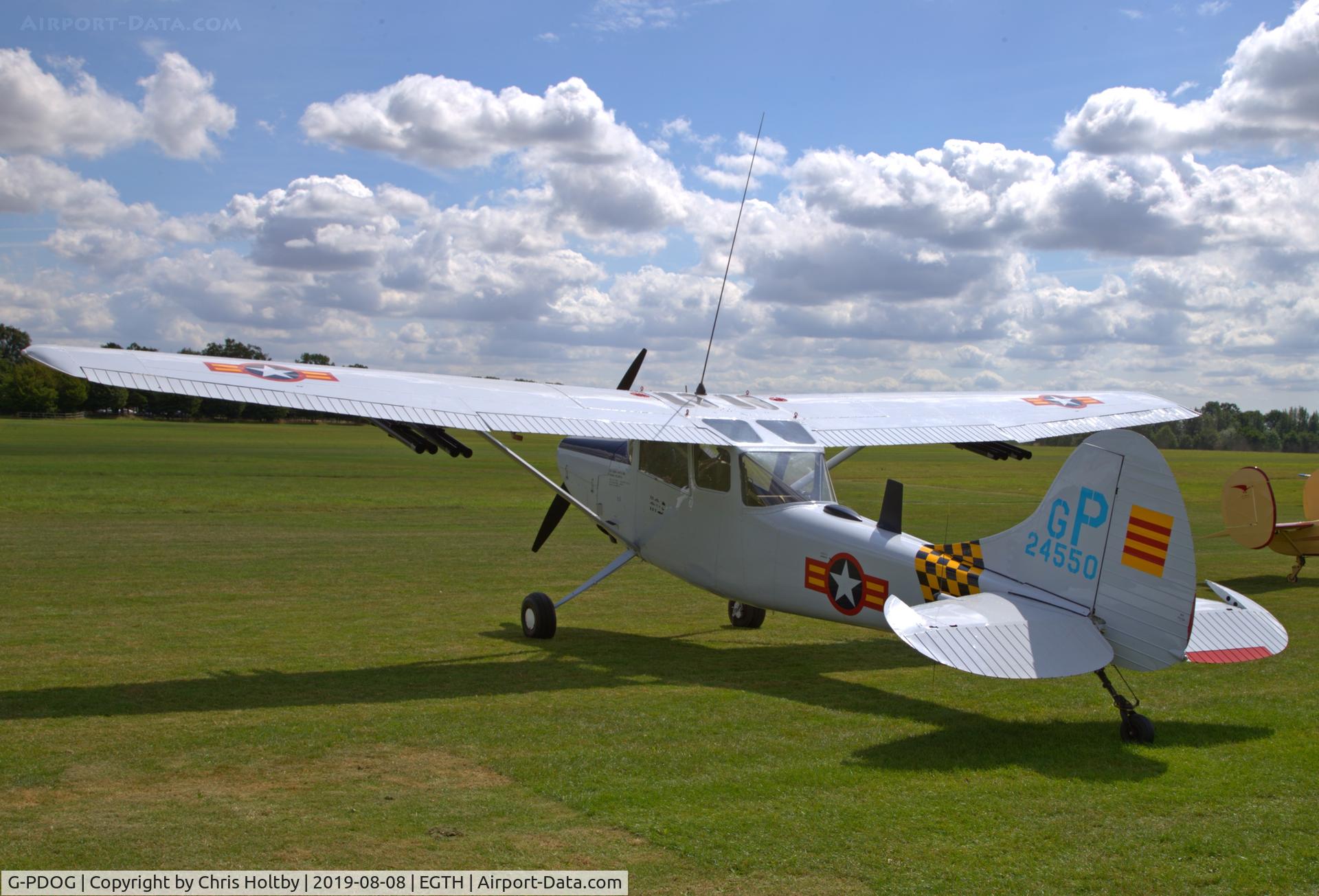 G-PDOG, 1957 Cessna 305C C/N 24550, 1957 Cessna L-19E ' Bird Dog' at Old Warden 2019