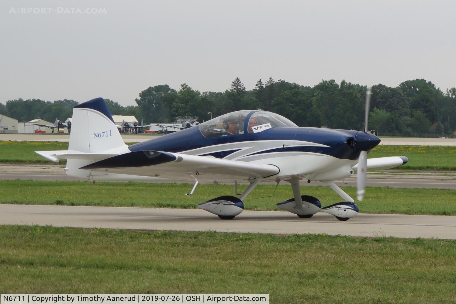 N6711, 2009 Vans RV-6A C/N 24135, 2009 VANS AIRCRAFT INC RV-6A, c/n: 24135, Ex N752JW