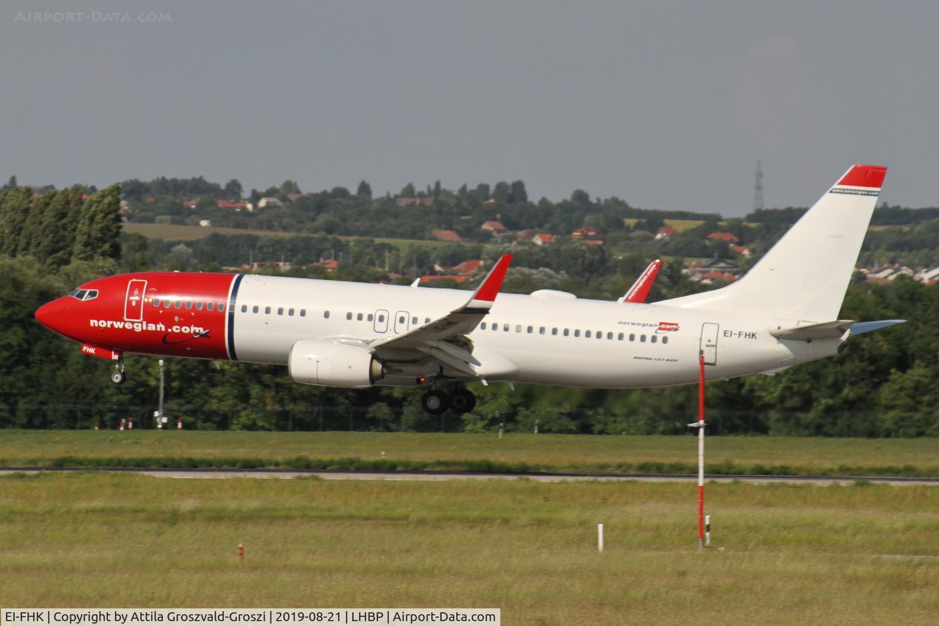 EI-FHK, 2015 Boeing 737-8JP C/N 41140, LHBP/BUD - Budapest Ferihegy, Liszt Ferenc International Airport, Hungary