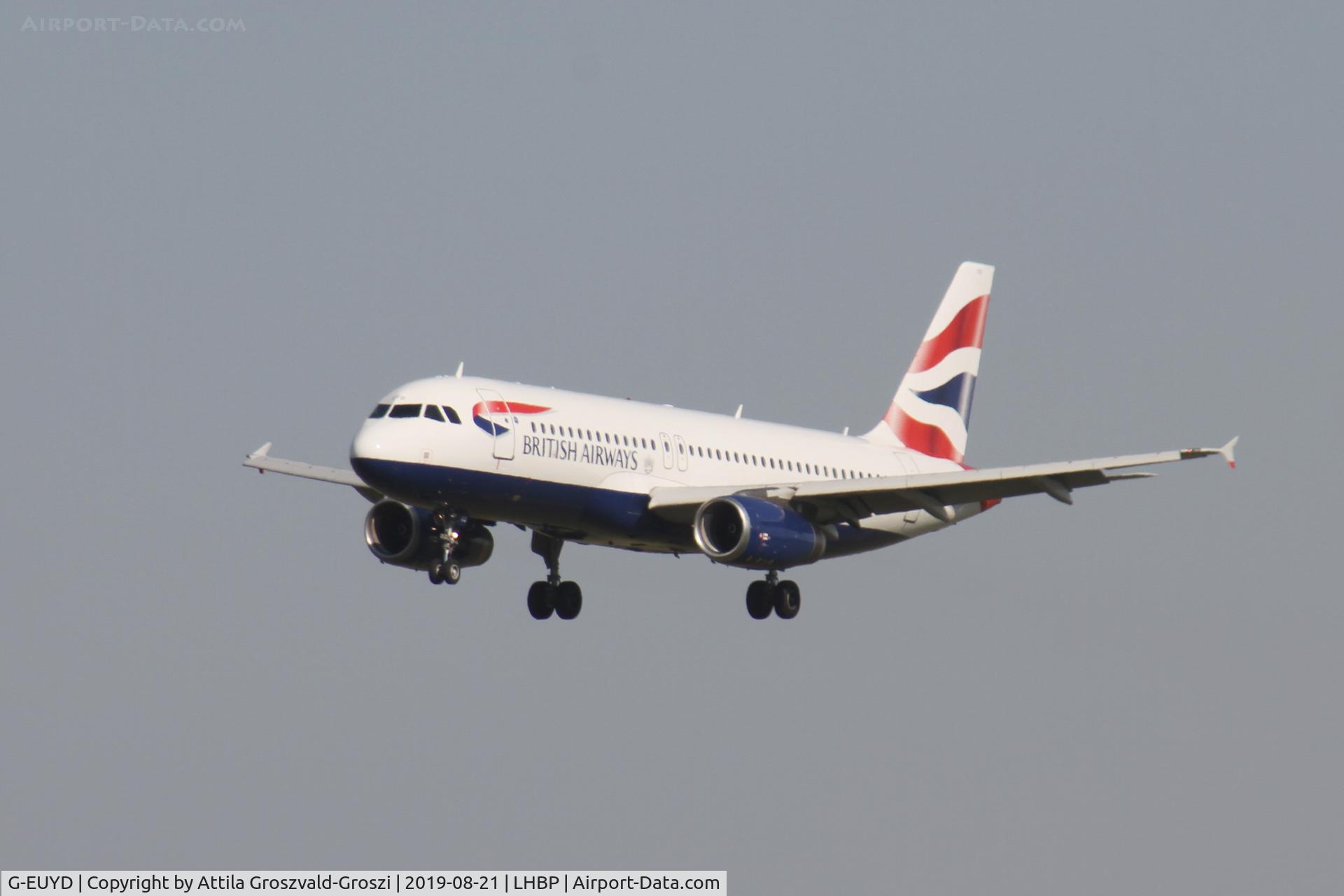 G-EUYD, 2008 Airbus A320-232 C/N 3726, LHBP/BUD - Budapest Ferihegy, Liszt Ferenc International Airport, Hungary