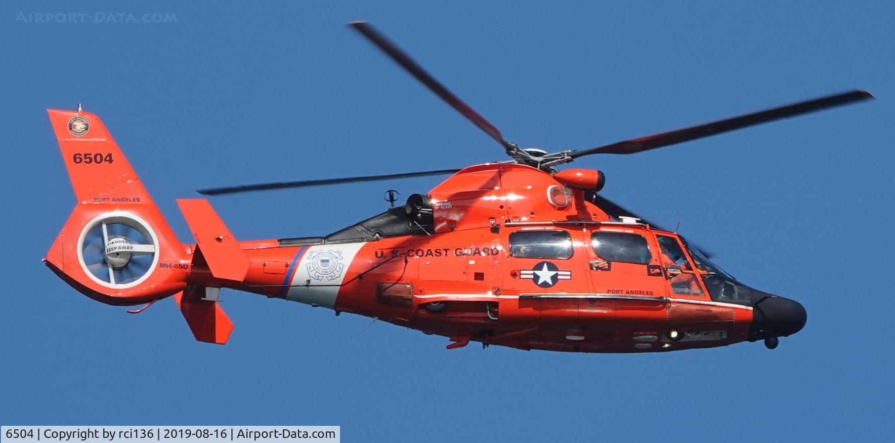 6504, Aerospatiale HH-65D C/N 6038, Roche Harbor