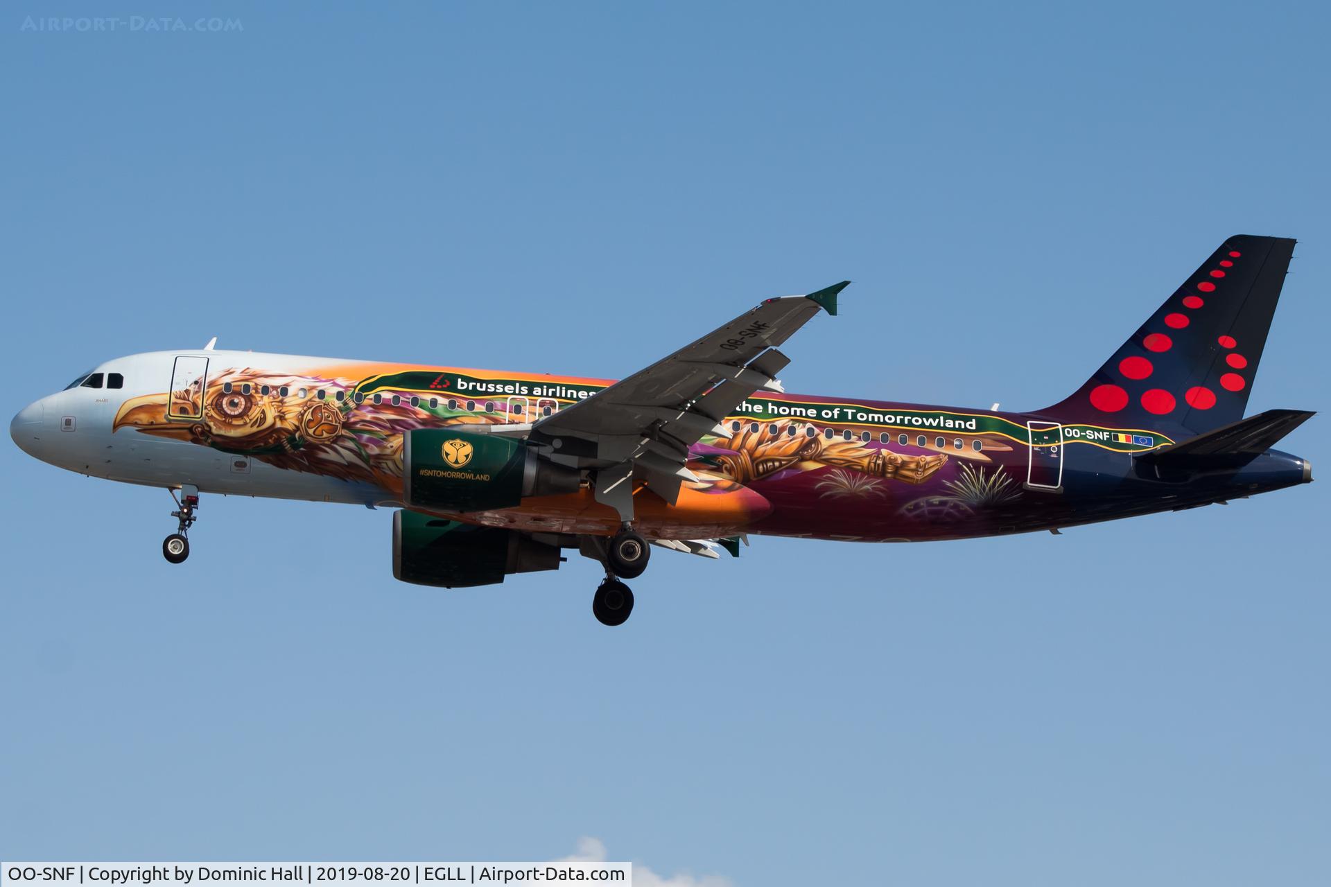 OO-SNF, 2006 Airbus A320-214 C/N 2810, Landing RWY 27R