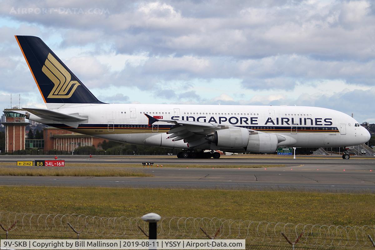 9V-SKB, 2006 Airbus A380-841 C/N 005, back to SIN