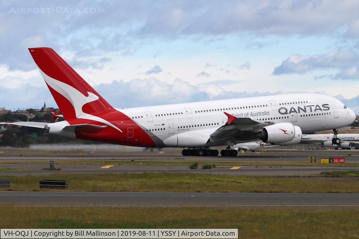 VH-OQJ, 2010 Airbus A380-842 C/N 062, up n away to ?