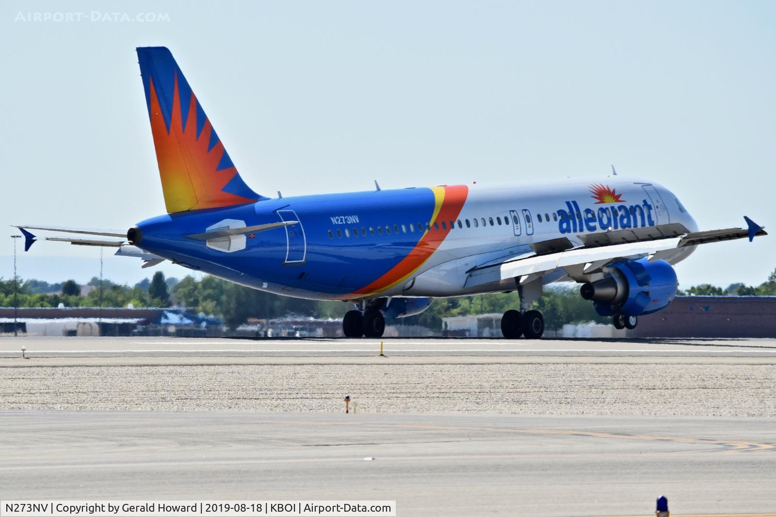 N273NV, 2007 Airbus A320-216 C/N 3076, Landing roll out.