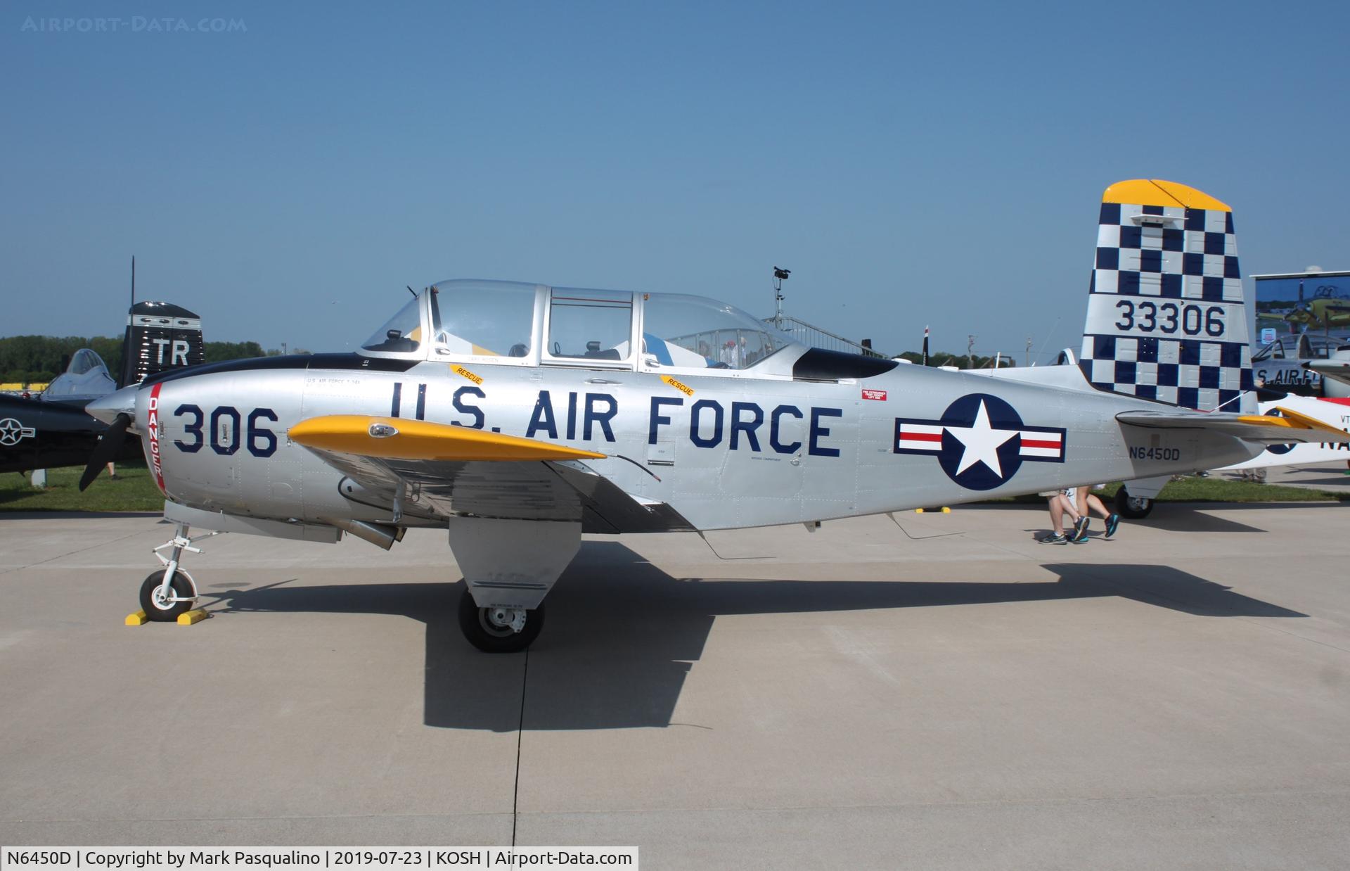 N6450D, Beech T-34A (A45) Mentor Mentor C/N G-67, Beech T-34A