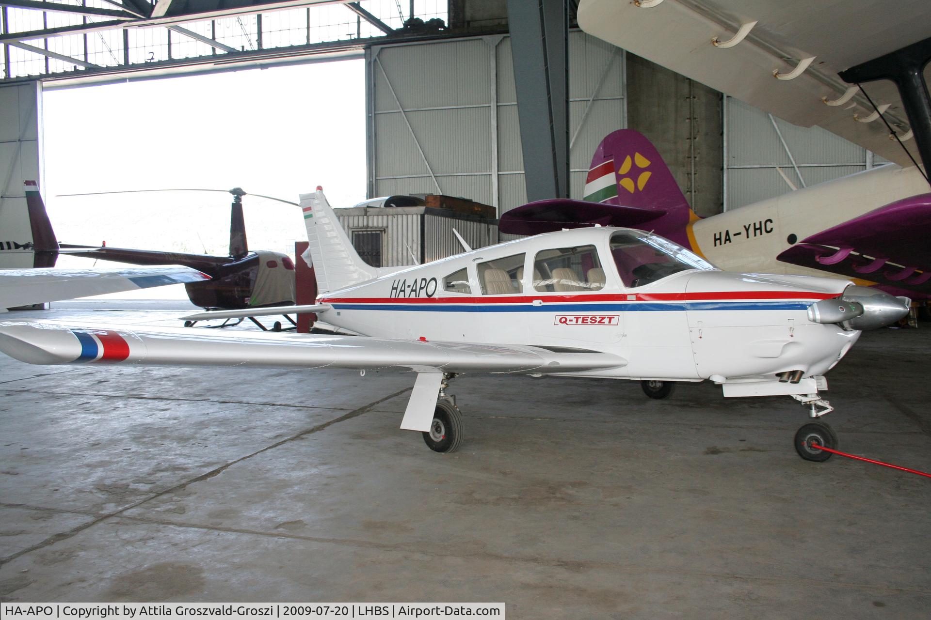 HA-APO, 1973 Piper PA-28R-200 Cherokee Arrow II C/N 28R-7335188, LHBS - Budaörs Airport, Hungary