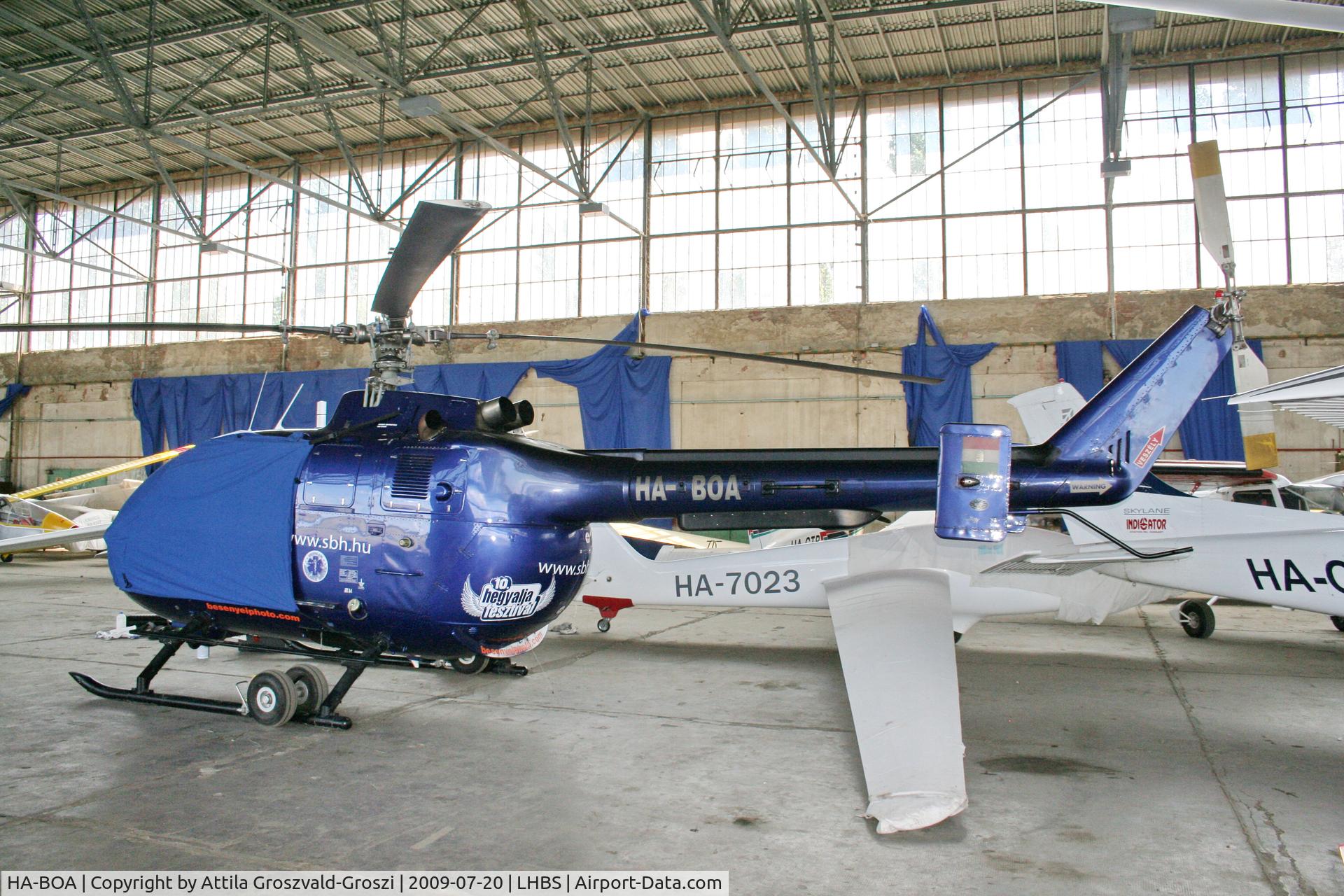 HA-BOA, 1982 MBB Bo.105C C/N S-608, LHBS - Budaörs Airport, Hungary
