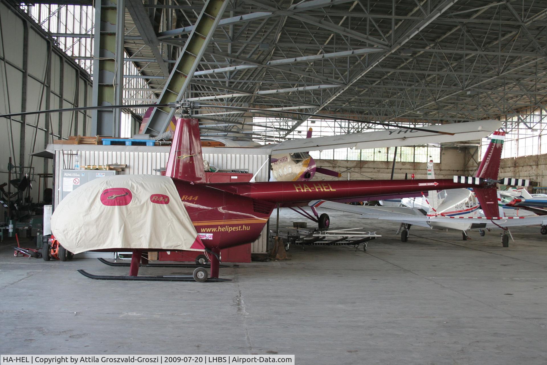 HA-HEL, 2003 Robinson R44 C/N 1343, LHBS - Budaörs Airport, Hungary