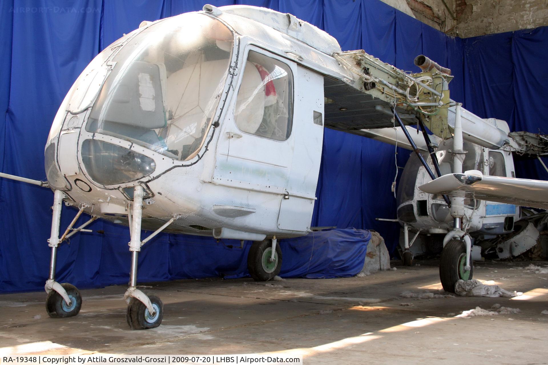 RA-19348, 1973 Kamov Ka-26 Hoodlum C/N 7303604, LHBS - Budaörs Airport, Hungary