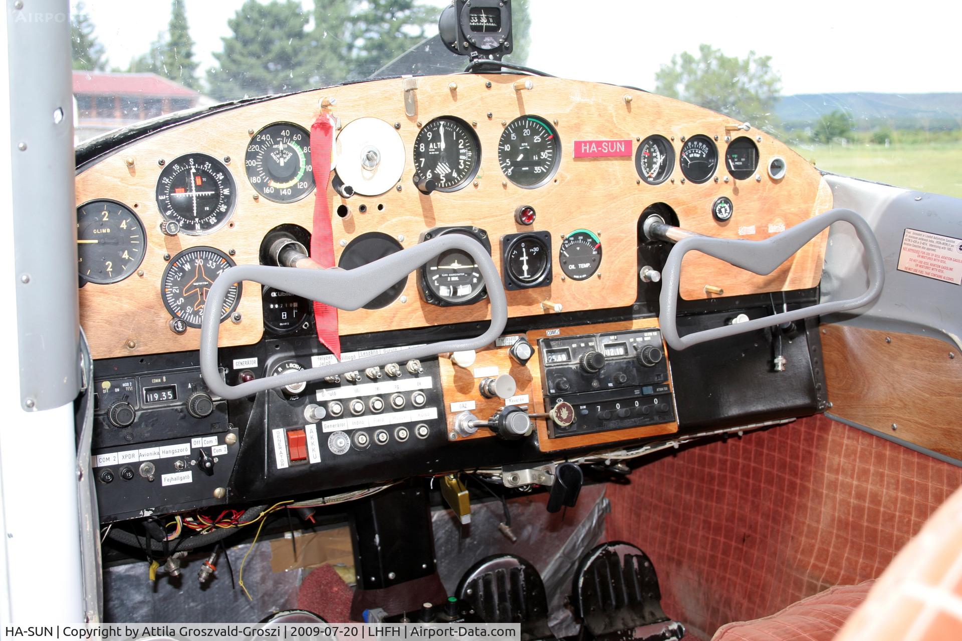 HA-SUN, 1958 Cessna 172 C/N 36536, LHFH - Farkashegy Airport, Hungary