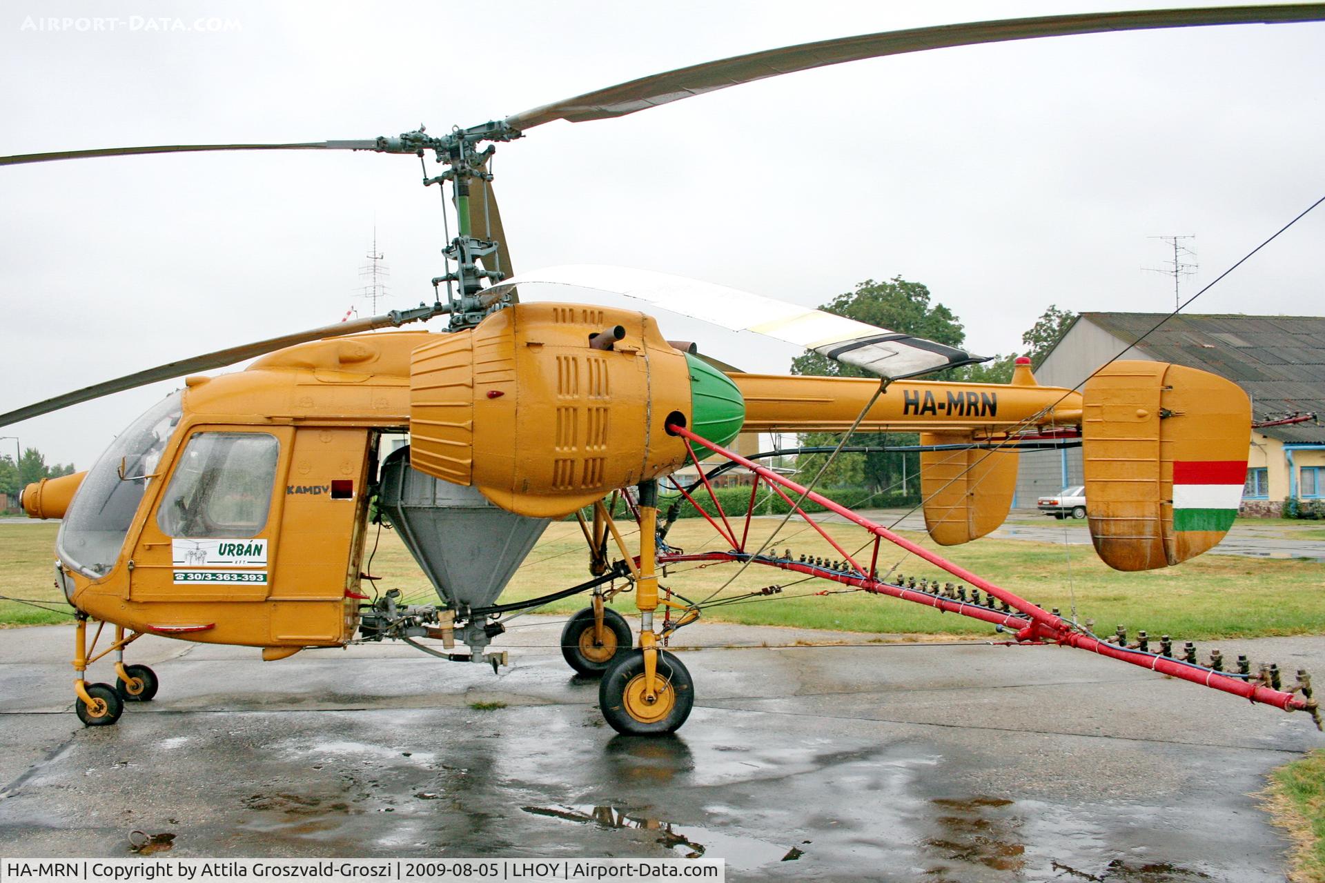 HA-MRN, 1970 Kamov Ka-26 Hoodlum C/N 7001506, LHOY - Öcsény Airport, Hungary