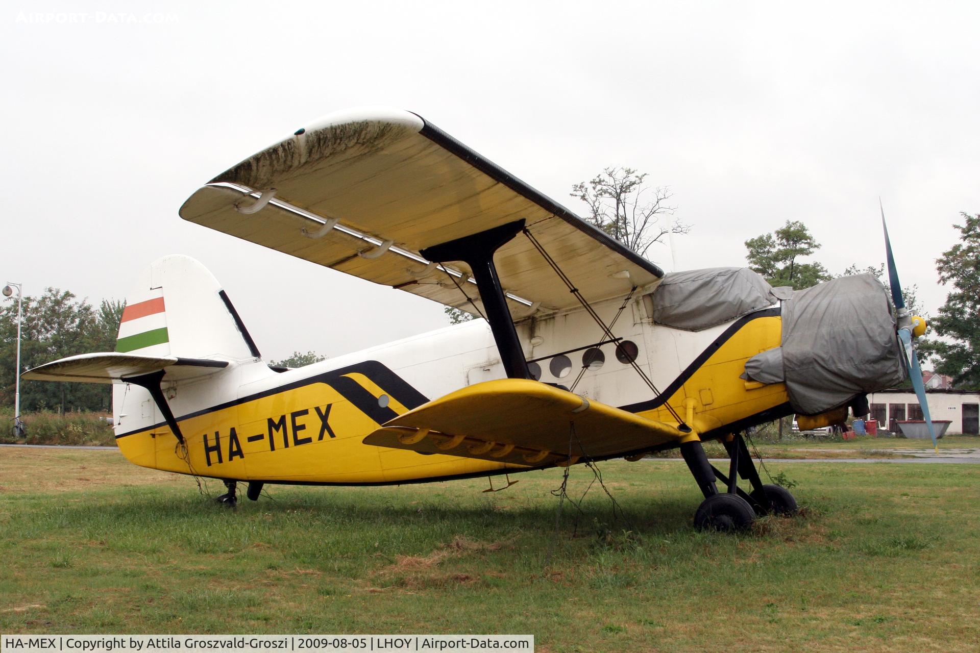 HA-MEX, 1986 PZL-Mielec AN-2R C/N 1G217-53, LHOY - Öcsény Airport, Hungary