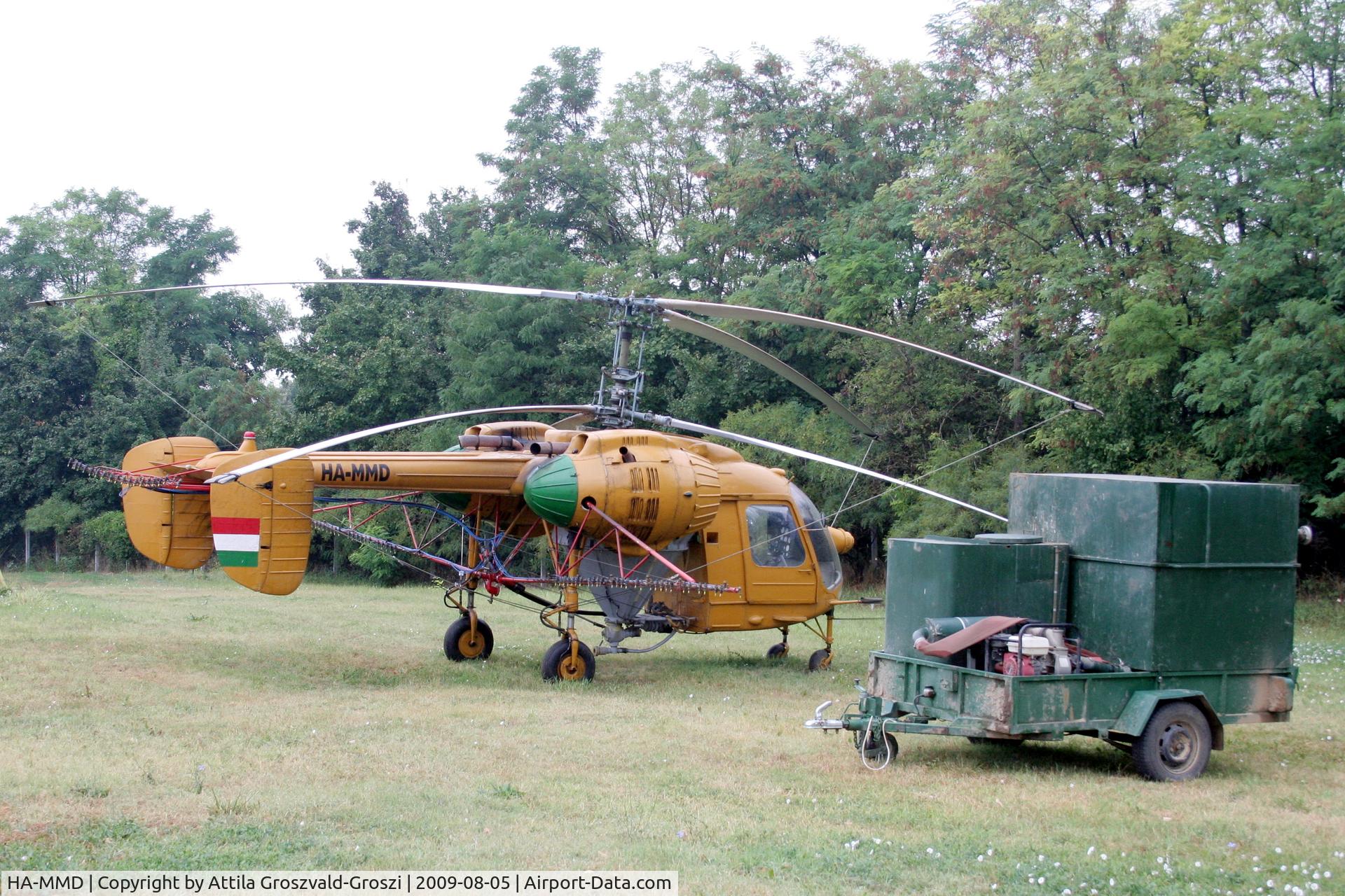 HA-MMD, 1970 Kamov Ka-26 Hoodlum C/N 7001003, Zomba, agricultural place, Hungary
