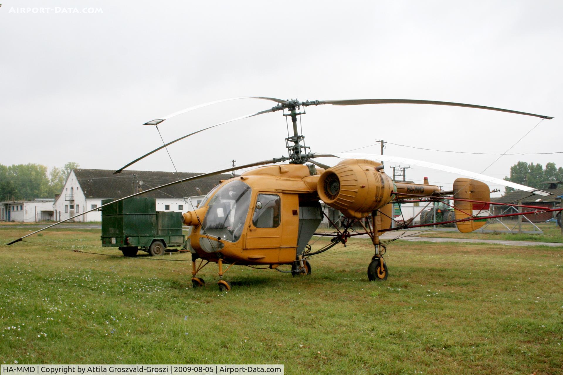 HA-MMD, 1970 Kamov Ka-26 Hoodlum C/N 7001003, Zomba, agricultural place, Hungary
