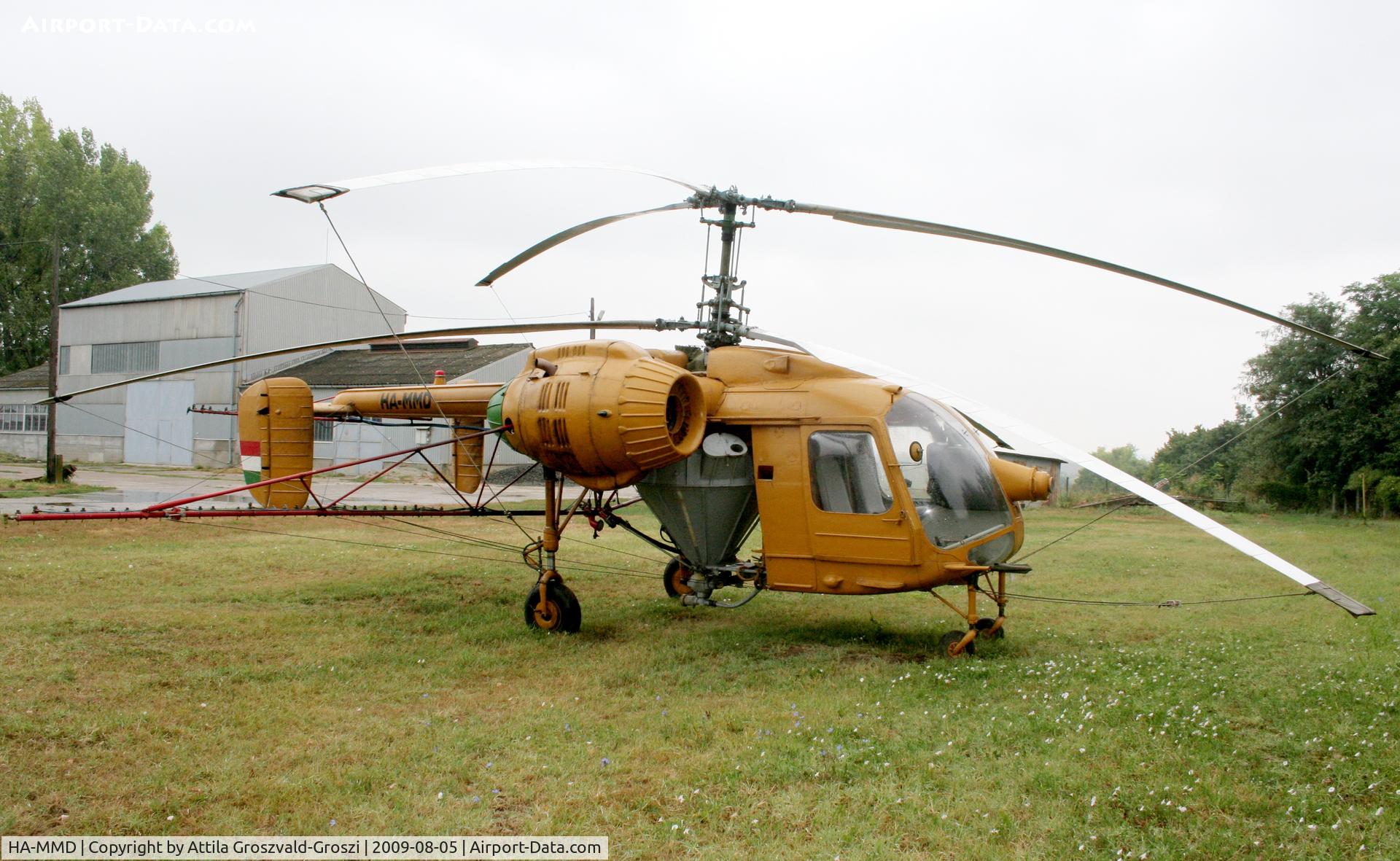 HA-MMD, 1970 Kamov Ka-26 Hoodlum C/N 7001003, Zomba, agricultural place, Hungary