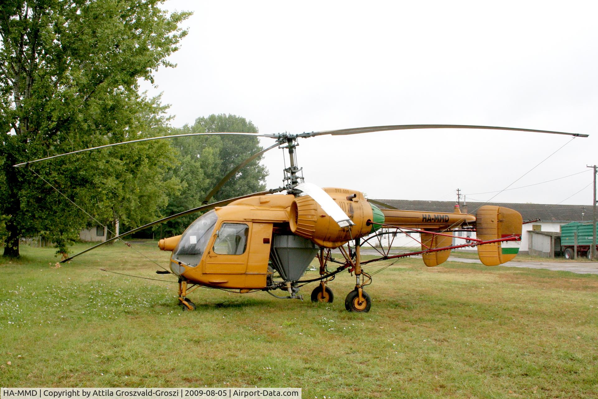 HA-MMD, 1970 Kamov Ka-26 Hoodlum C/N 7001003, Zomba, agricultural place, Hungary