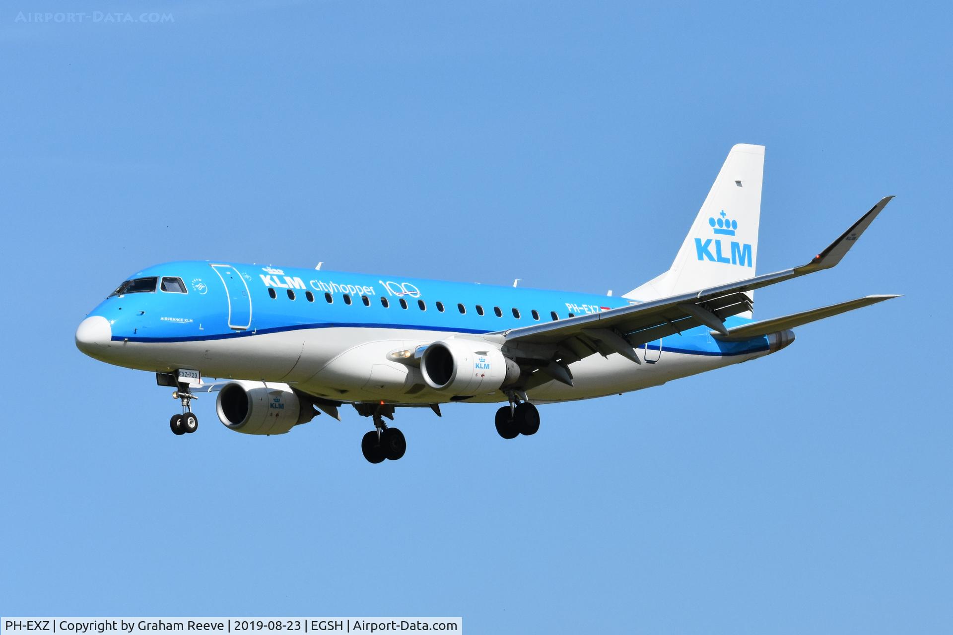 PH-EXZ, 2018 Embraer 175STD (ERJ-170-200) C/N 17000723, With 