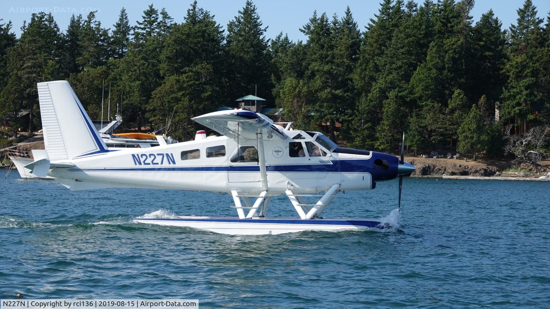 N227N, De Havilland Canada DHC-2 Turbo Beaver Mk.3 C/N 1686TB54, Roche Harbor