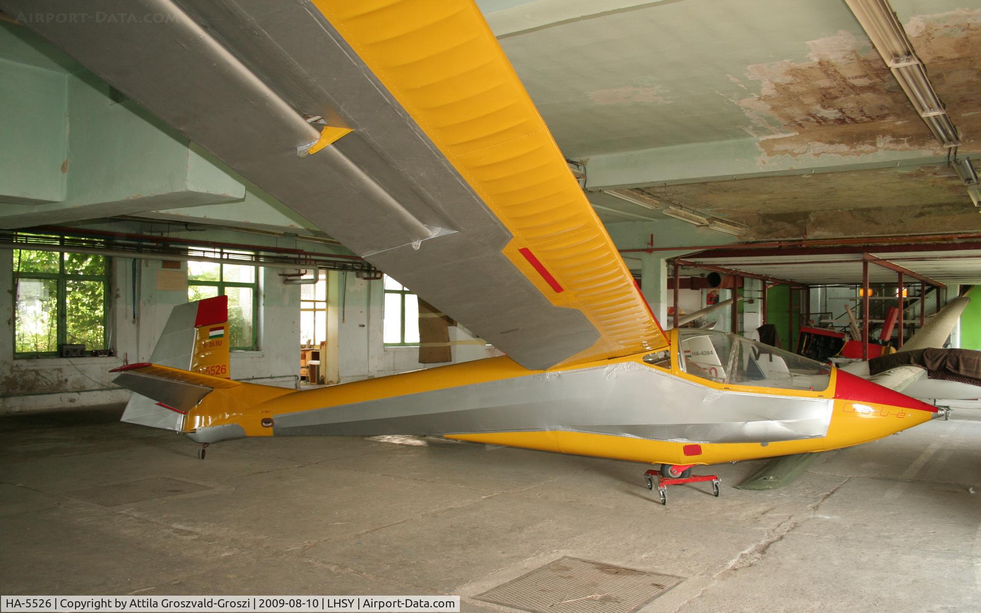 HA-5526, 1985 Rubik R-26SU Góbé 82 C/N AA800042, LHSY - Szombathely Airport, Hungary