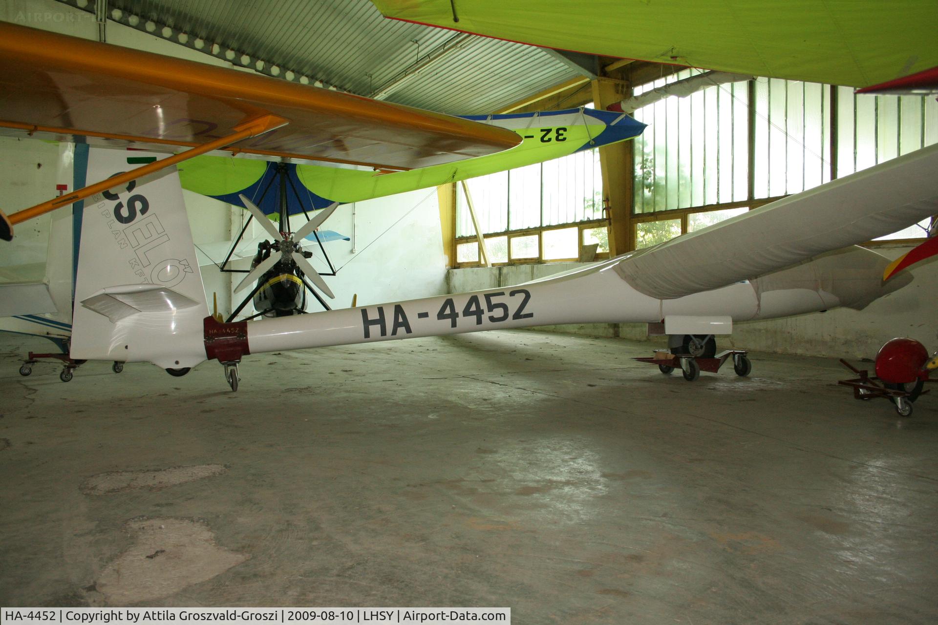 HA-4452, 1981 PZL-Bielsko SZD-42-2 Jantar 2B C/N B-1133, LHSY - Szombathely Airport, Hungary
