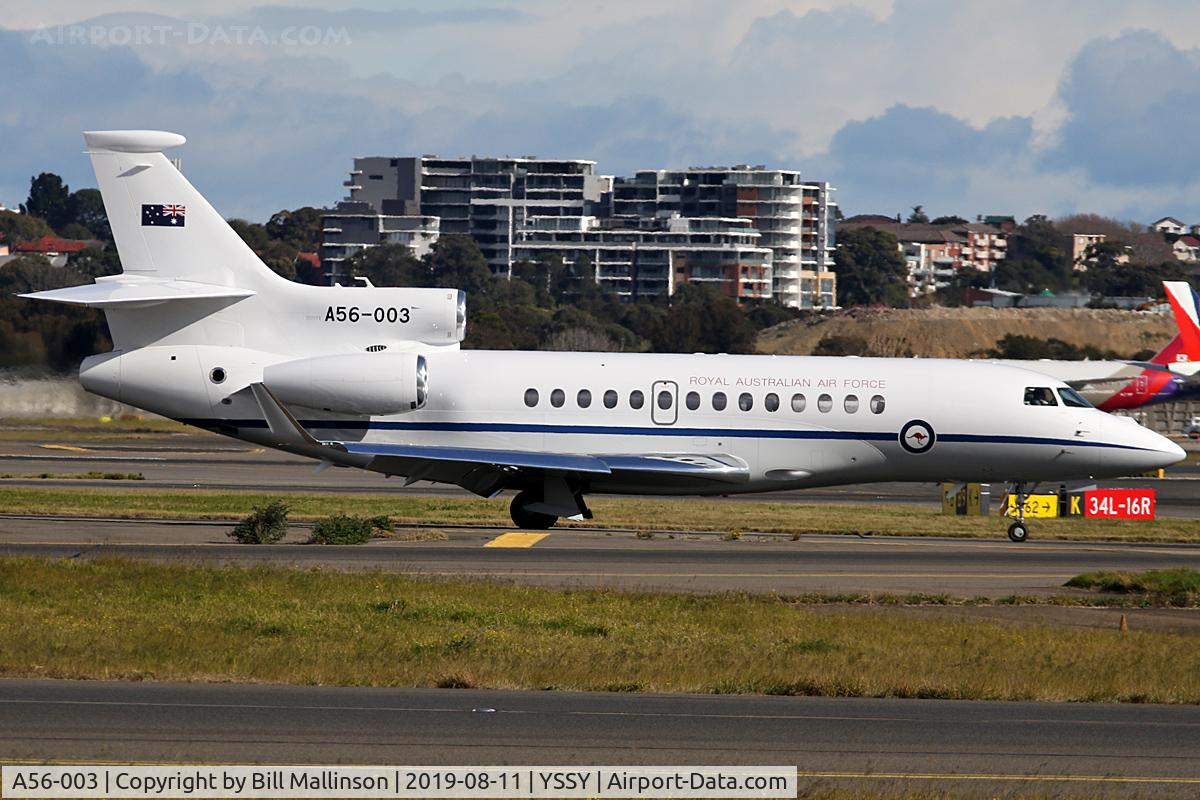 A56-003, Dassault Falcon 7X C/N 283, taxiing