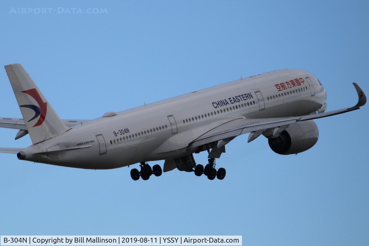 B-304N, 2018 Airbus A350-941 C/N 261, away home