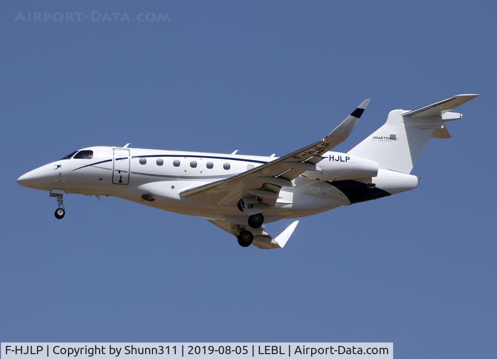 F-HJLP, 2019 Embraer EMB-550 Praetor 600 C/N 55020104, Landing rwy 25R